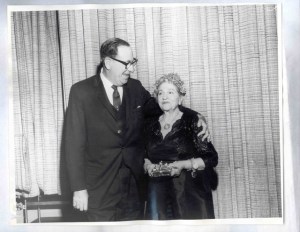 Rabbi Edgar I Magnin with Louis B Mayer's sister Ida Mayer Cummings