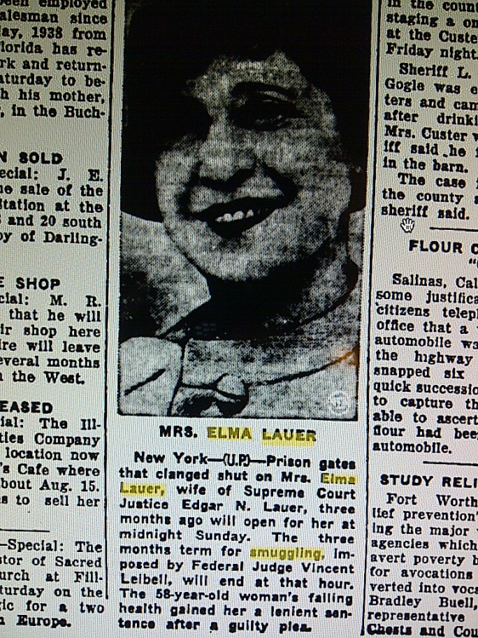 elma lauer clipping