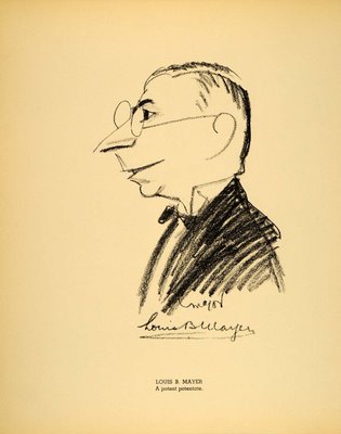 Louis B Mayer cartoon
