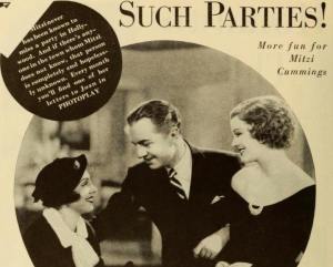 Photoplay Mitzi with William Powell and Myrna Loy