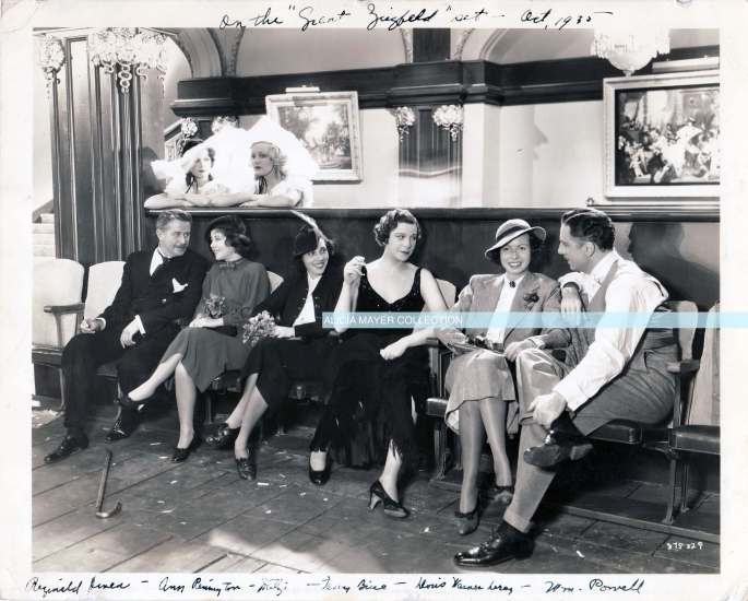 Mitzi on set of The Great Ziegfield watermark