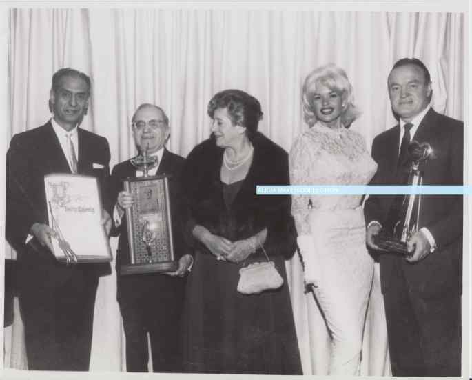 Jayne Mansfield Harry Seelig Bob Hope Others JHA watermark