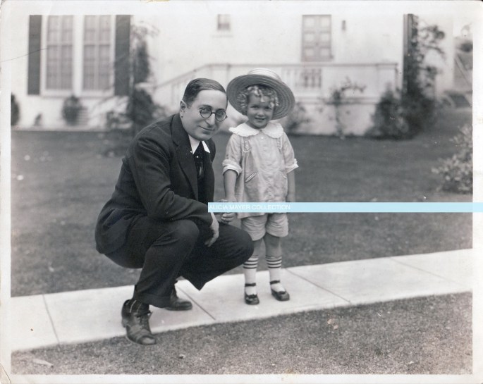 Louis B Mayer with Phillipe De Lacy child star watermark