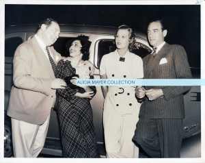 MCF 066 Edward Arnold Mitzi Binnie Barnes and director Jean Negulesco c 1939 watermark